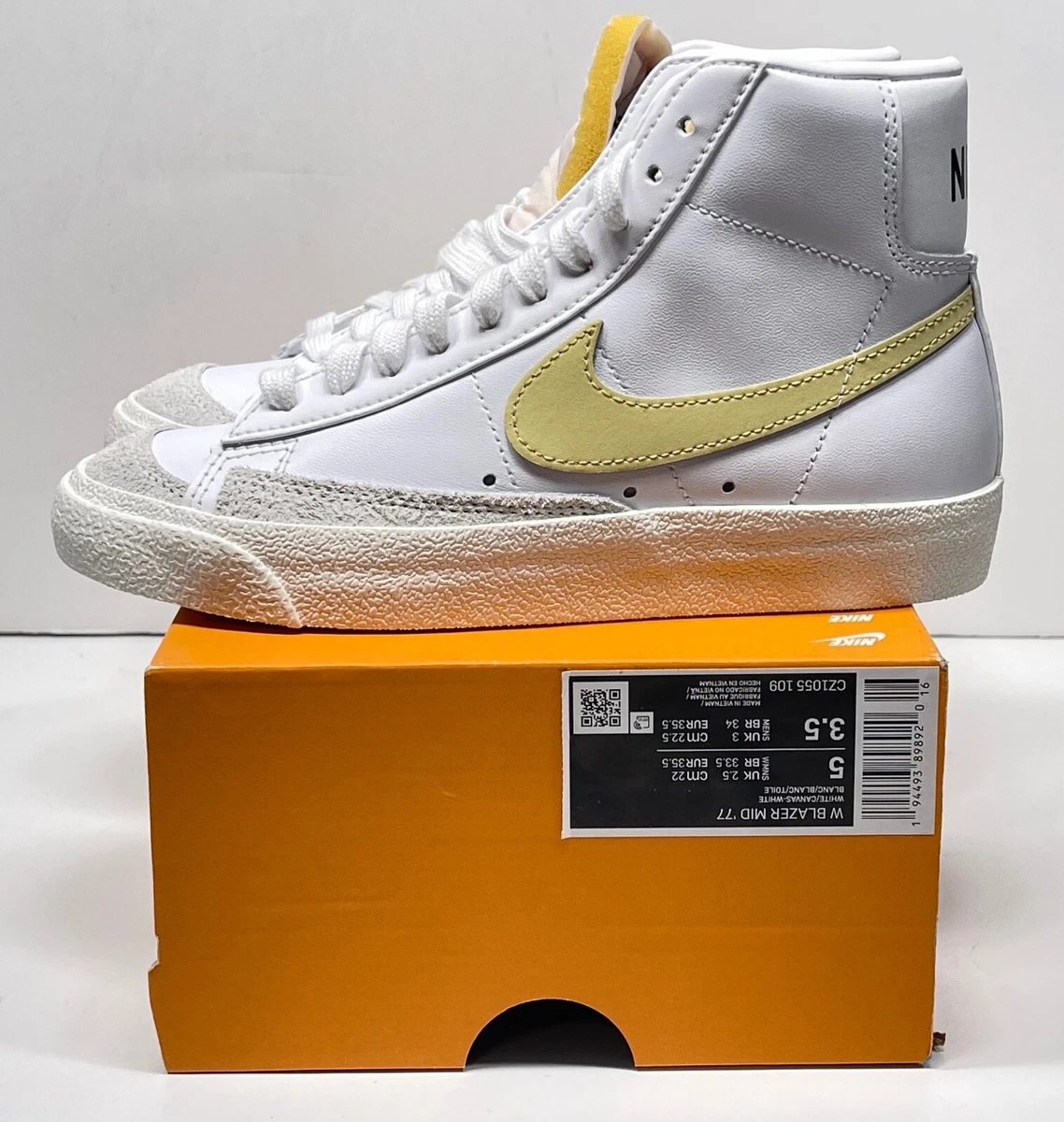 Nike Blazer Mid 77 Vintage Peach W CZ1055 109 WOMEN 5 MEN 3.5