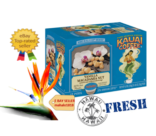 Kauai Isle Coffee Vanilla Macadamia Nut 