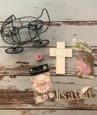 Lot Of 7 Items Baby Shower Party Decorations Pink Girl -NWT  NWOT-FREE SHIPPING