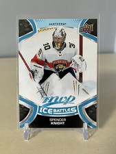 2021-22 Upper Deck MVP Ice Battles #242 Spencer Knight SP RC - NHL Hockey Card