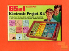 Science Fair 65 in 1 Electronics kit box art 2x3" fridge magnet Radio Shack