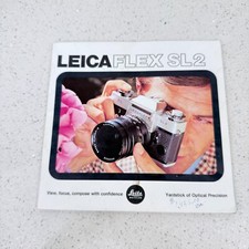 Leica Flex SL2 System Vintage Brochure Booklet