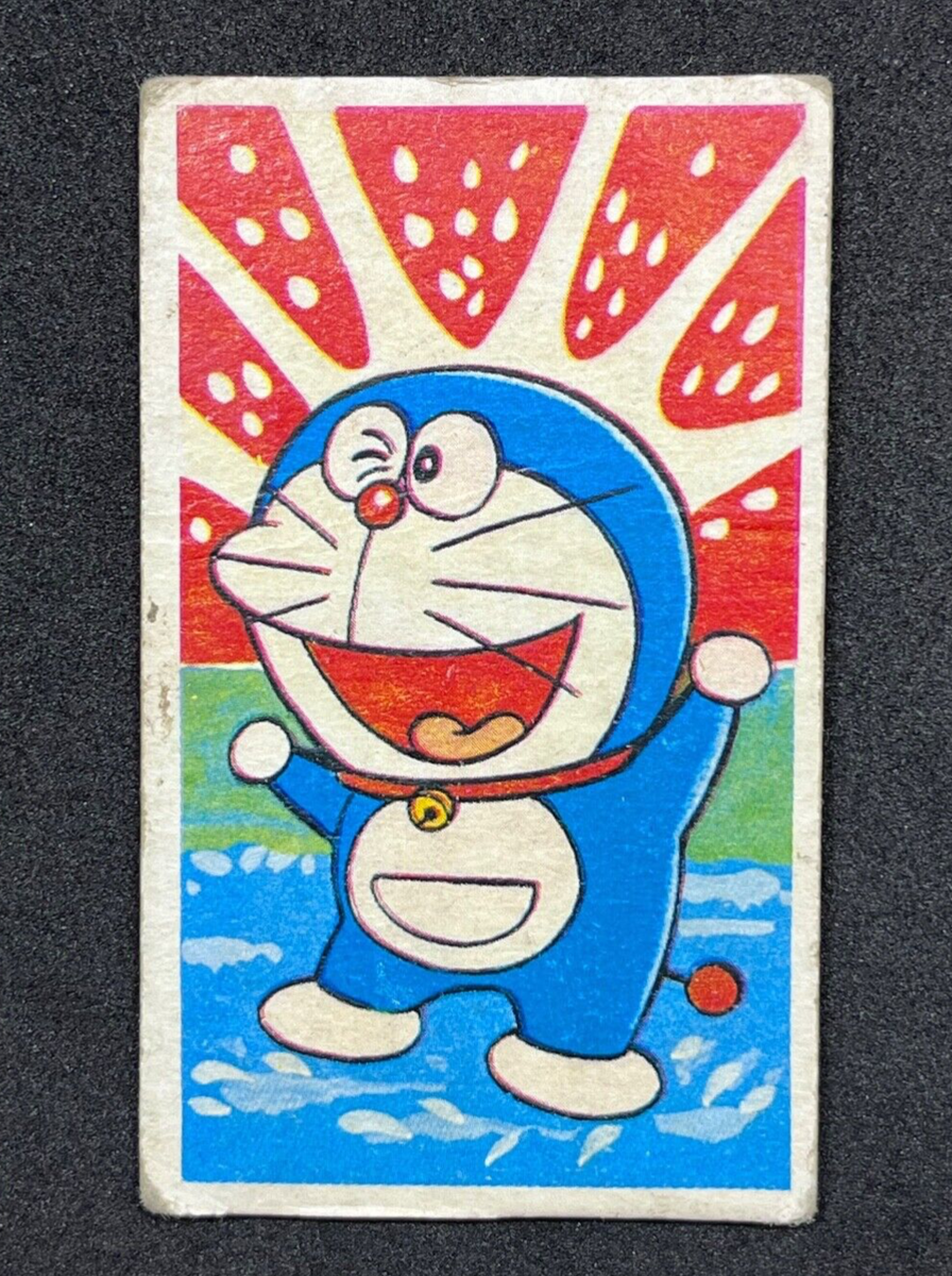 Doraemon Vintage Japanese Menko Card Lot of 6 Japan Anime