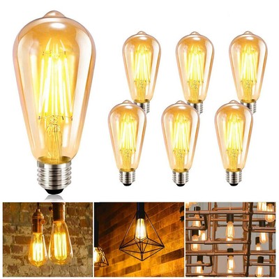 E27 LED Glühbirne Vintage Edison Filament Retro Leuchtmittel Bernstein Warmweiss