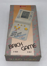 BRICK GAME - 5 in 1 - LCD Game  Watch Portable Console - P STAR - E501 - NEW