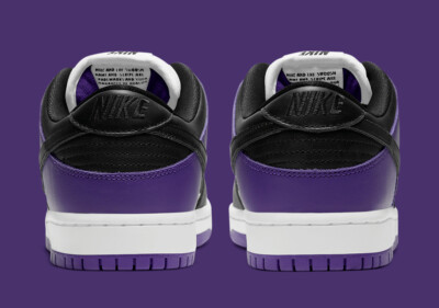 Nike Dunk Low SB パープル/ブラック/ホワイト BQ6817-500 Nike SB Dunk Low Pro Court Purple Black White (Men's
