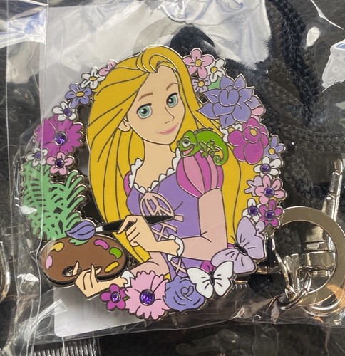 Disney Employee Center DEC Princess Wreath Bolo Lanyard Pin Le 300 Rapunzel