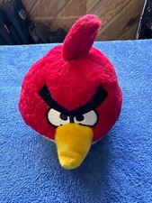 Angry Birds Plush Red Bird Toy Stuffed Animal 5" 2010 No Sound Video Game Toy