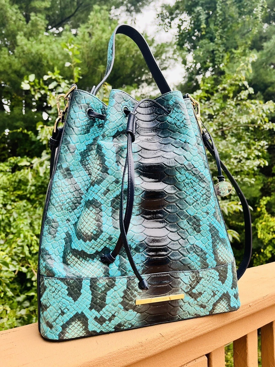 Snake print hotsell bucket bag