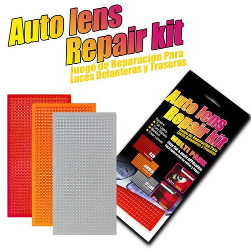 3pcs Auto lens tail light repair kit, DIY fix broken car grid tail lens