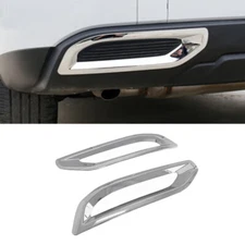 Chrome Rear Lower Fog Lamp Light Cover Trim For Mitsubishi Outlander 2022-2025
