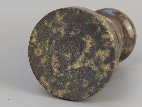 Antique Cornish Serpentine Desktop Sundial Paperweight - Picture 5 of 9