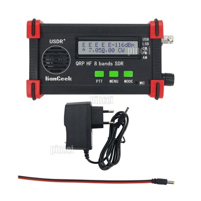 USDX USDR HF QRP SDR Transceiver SSB/CW Transceiver 8-Band DSP SDR Black Shell