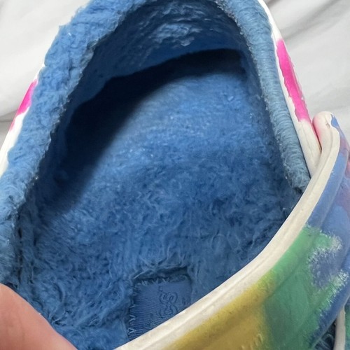 Crocs Tie-Dye Fleece gefütterte Clogs Unisex M8 W10 - Bild 9 von 9