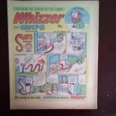 whizzer and chips comic 14th Dec 1974