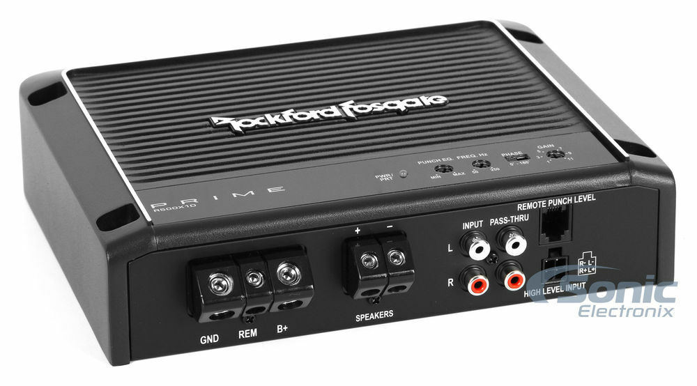 Rockford Fosgate Prime R500X1D Prime Series Class D Monoblock Car