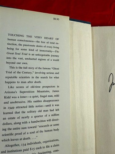 Der große Seelenprozess von John G. Fuller SIGNIERTES Buch 1969 Erstdruck SCHÖN R2 - Bild 2 von 6