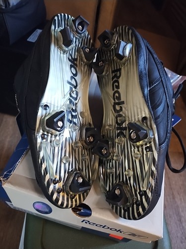 Reebok Women Softball Cleats Sz 6 Vero FL Cu Mid Black 18-104976 New Box Vintage - Picture 8 of 12
