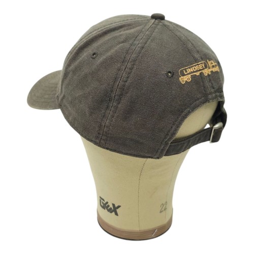 Lindsey Transport Logo Adjustable Tuck Strap Cap Trucker Baseball Hat Memphis TN - Picture 13 of 14