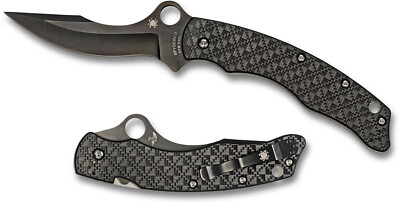 Spyderco - Spyderco ザボ Laci Szabo New Spyderco /Laci Szabo /Black Carbon fiber /S30V DLC