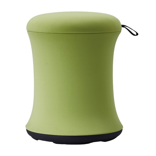 VEVOR Silla Giratoria de Altura Regulable de 49-63,5cm con Funda de Tela, Verde - Foto 10 di 12