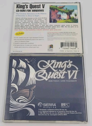 King's Quest V & King's Quest VI: Heir Today Gone Tomorrow PC Games - Picture 2 of 3