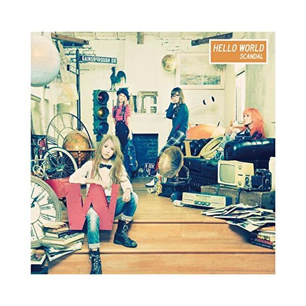 SCANDAL / HELLO WORLD JAPAN First Limited CD Free Shipping w/Tracking# New J JP