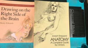 2 Books Lot Anatomy Complete Guide Artists Drawing On Right Side Of The Brain Ebay