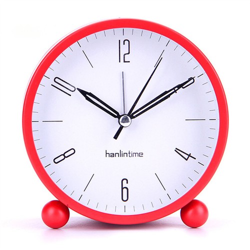 Vintage Retro Analog Alarm Clock, 4 inch Super Silent Non Ticking Small Clock - Picture 11 of 15