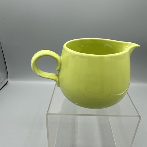"Crema Corta Ritmo Homero Laughlin De Colección Verde Chartreuse Mediados de Siglo 3,25" - Imagen 3 de 9