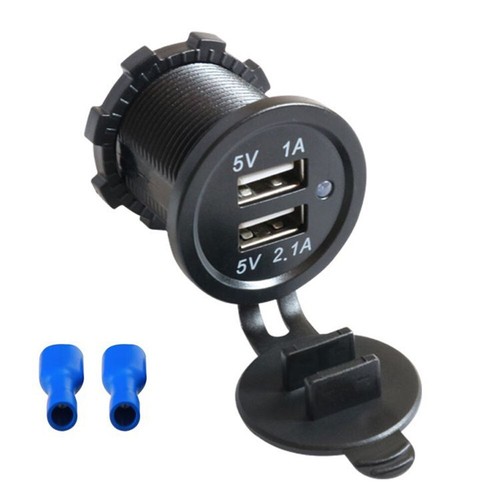 Chargeur Secteur Voiture Fiable avec Deux Ports USB pour Motos et Tracteurs - Photo 7 sur 12