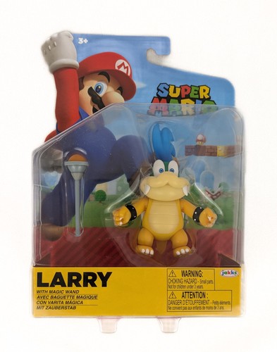 JAKKS Pacific Nintendo 4" Larry Koopa With wand SUPER MARIO Action Figure 40872