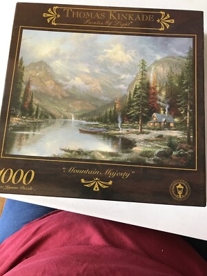1000 Pc Puzzle Thomas Kincade Mountain Magesty By Ceaco