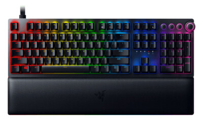 Razer Huntsman V2 Gaming Keyboard Optical Purple Switches Chroma RGB UK