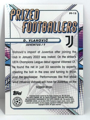 22/23 TOPPS MUSEUM VLAHOVIC ブラホヴィッチ カード 22/23 TOPPS MUSEUM VLAHOVIC ブラホヴィッチ カード 22/23