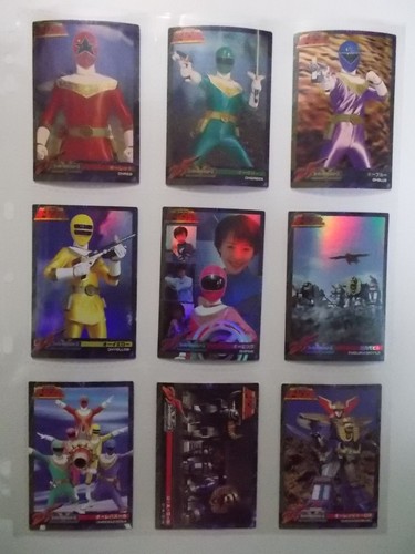 Super Sentai 25th anniversary card Wafer Morinaga Flashman Bioman Power Rangers - Picture 74 of 139