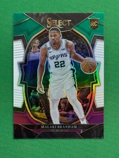 2022-23 Panini Select Green White Purple Prizms Parallel #95 Malaki Branham RC