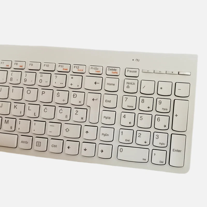 Lenovo SK-8861 white wireless keyboard Serbia layout - Image 3 of 4