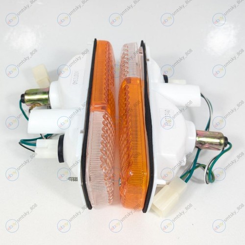 Par de luces intermitentes para parachoques Honda Accord 86 87 88 89 Prestige - Imagen 6 de 8