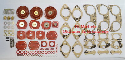 Alfa Romeo 2600 3x 44 Phh Gasket Set Solex Carburetor Pro Kit, (B) .0456