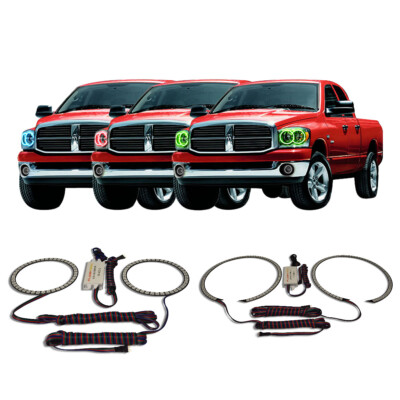 RGB Multi Color CHS Headlight Halo kit for Dodge Ram 1500 06-08