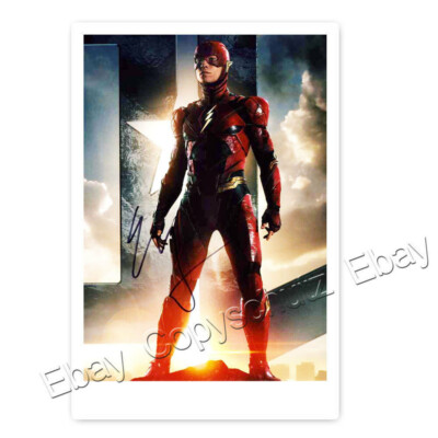Ezra Miller alias Flash - Justice League - Autogrammfoto [AK5]
