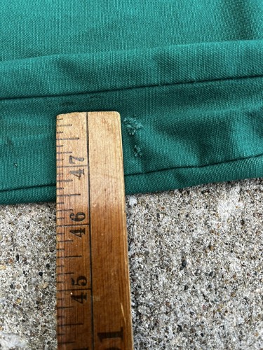 Vintage Lakeside Country Club Houston, TX Garment Bag Solid Green Scovill Zipper - Picture 5 of 7