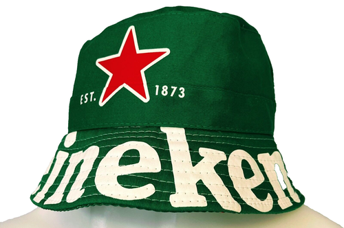 Heineken Beer Reversible bucket cap golf drinking fishing One Size Fits Most