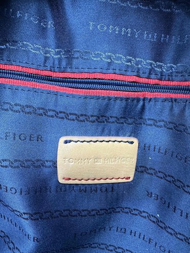 Tommy Hilfiger Mini Mochila Cartera Negro Imitación Cuero Bikercore Preppy Logo NUEVO - Imagen 8 de 15