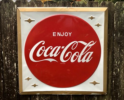 Vintage Coca Cola Sign - Large | eBay