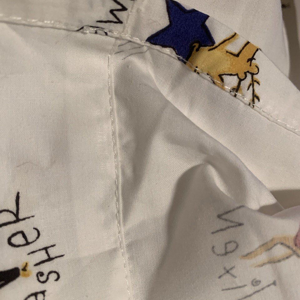 Pottery Barn Christmas Reindeer Rudolph Vixen Dancer One Flat Sheet