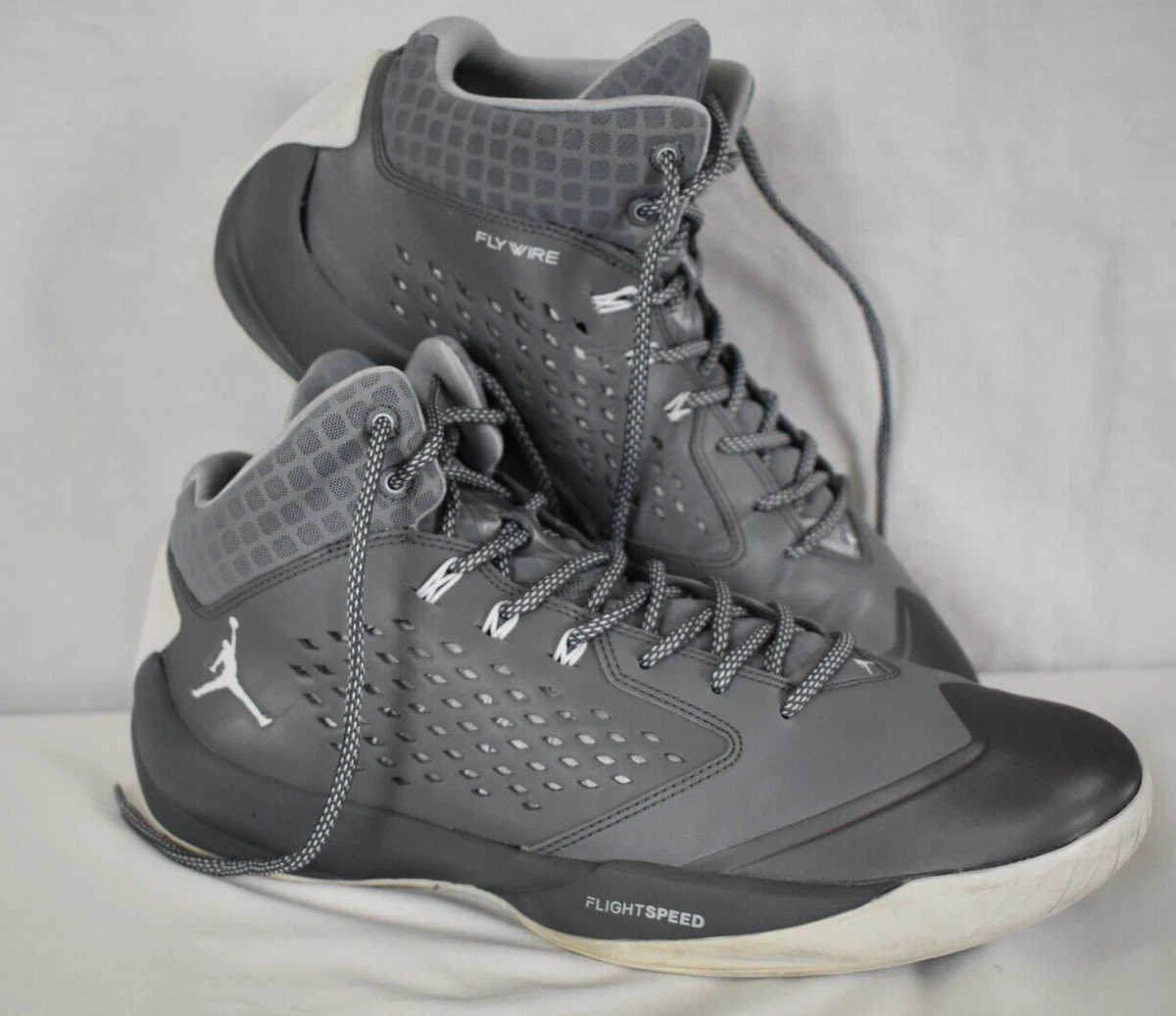 Air Jordan Rising Flight High Cool Grey Men s Sneakers Sz 13