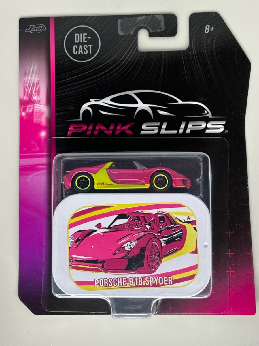 未開封新品　PINK SLIPS ミニカー 6種類セットスーパーカー・ジャダー Majorette 2024 Pink Slips Porsche 918 Spyder Pink with a Tin Case