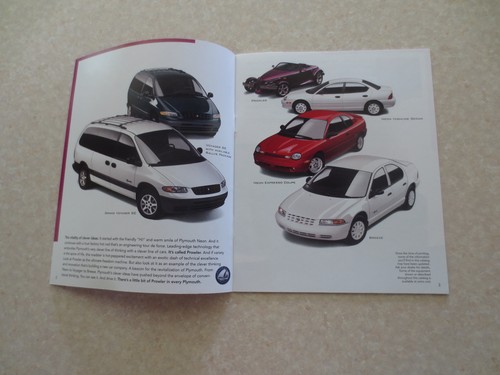 1997 Plymouth Neon & Breeze & Voyager automobile advertising booklet - Picture 2 of 10